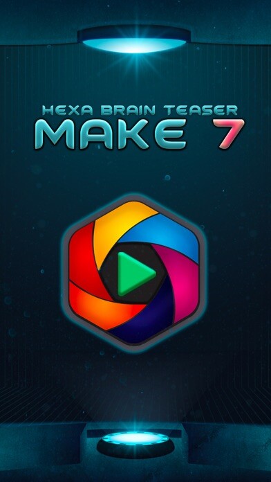 Emulate iPhone app HEXA BRAIN TEASER – MAKE 7 using MyAndroid Emulate iPhone app HEXA BRAIN TEASER – MAKE 7 using MyAndroid