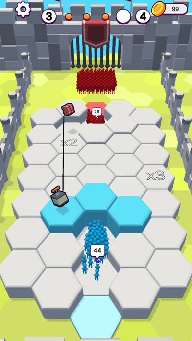 Emulate iPhone app Hexagon Battle using MyAndroid Emulate iPhone app Hexagon Battle using MyAndroid