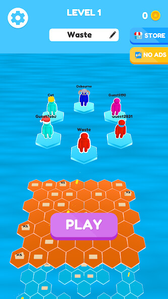Run android online APK Hexagon fall guys from MyAndroid or emulate Hexagon fall guys using MyAndroid