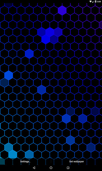 Run android online APK Hexagon Live Wallpaper from MyAndroid or emulate Hexagon Live Wallpaper using MyAndroid