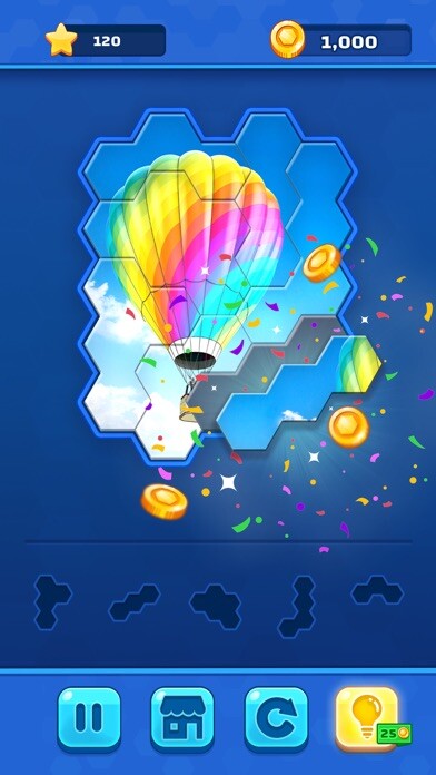 Emulate iPhone app Hexa Jigsaw Challenge using MyAndroid Emulate iPhone app Hexa Jigsaw Challenge using MyAndroid