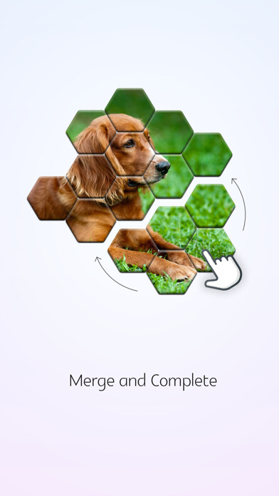 Emulate iPhone app Hexart - Puzzle Game using MyAndroid
