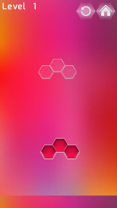 Emulate iPhone app Hexas Puzzle Boxs using MyAndroid