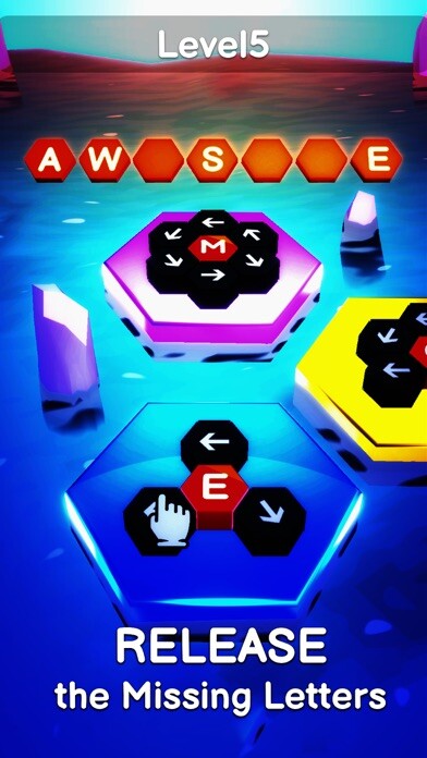 Emulate iPhone app HexaWord 3D using MyAndroid Emulate iPhone app HexaWord 3D using MyAndroid