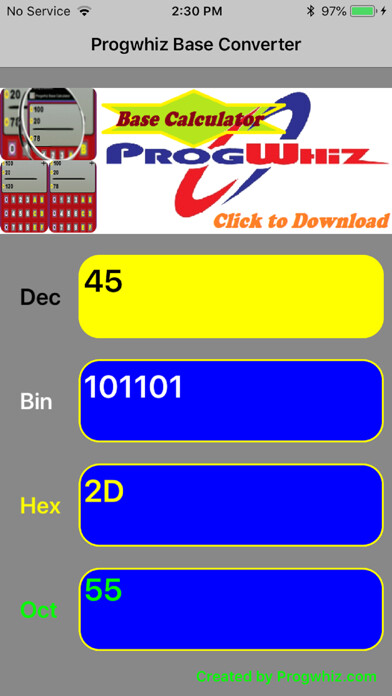 Emulate iPhone app Hex Base Converter using MyAndroid Emulate iPhone app Hex Base Converter using MyAndroid