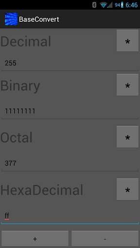 Emulate Android APK Hex Binary Base Converter Emulate Android APK Hex Binary Base Converter