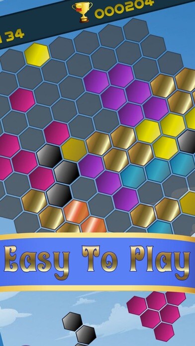 Emulate iPhone app HexBlokz, hexa puzzle game using MyAndroid Emulate iPhone app HexBlokz, hexa puzzle game using MyAndroid