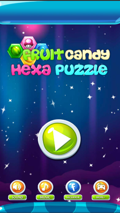 Emulate iPhone app Hex fruit candy block : Hexa puzzle blast using MyAndroid