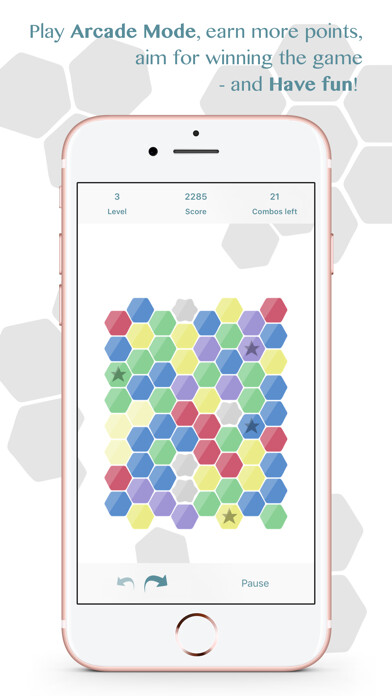 Emulate iPhone app Hexic free - the original game using MyAndroid
