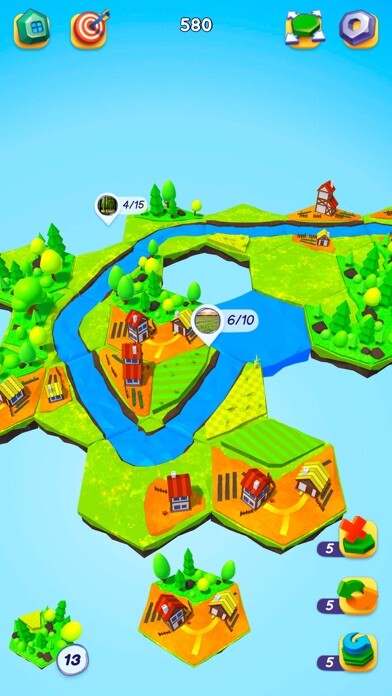 Emulate iPhone app Hexotopia - building city using MyAndroid Emulate iPhone app Hexotopia - building city using MyAndroid