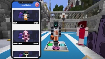 Emulate iPhone app Hex Skins For Minecraft PE using MyAndroid Emulate iPhone app Hex Skins For Minecraft PE using MyAndroid