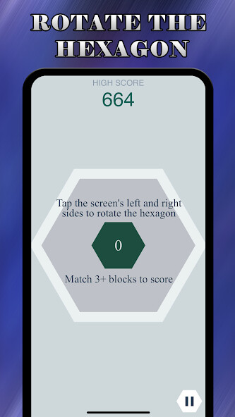 Emulate Hextris - block puzzle game from MyAndroid or run Hextris - block puzzle game using MyAndroid