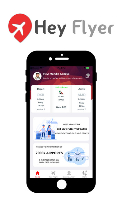 Emulate iPhone app Hey Flyer - Travel companion using MyAndroid Emulate iPhone app Hey Flyer - Travel companion using MyAndroid