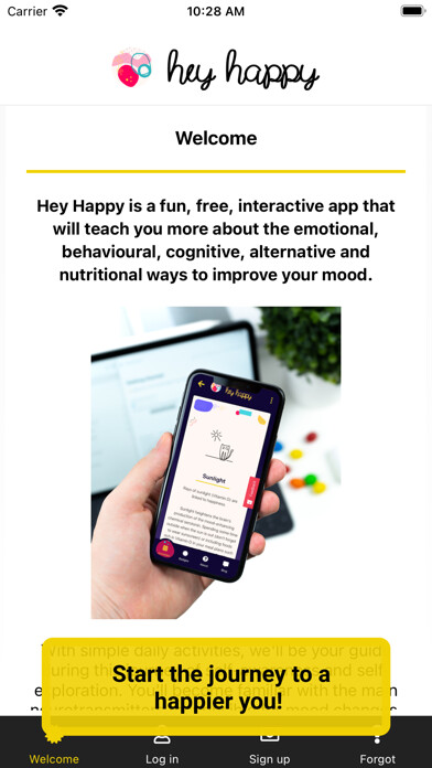 Emulate iPhone app Hey Happy using MyAndroid Emulate iPhone app Hey Happy using MyAndroid