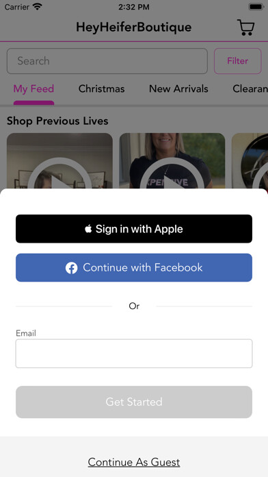 Emulate iPhone app HeyHeiferBoutique using MyAndroid Emulate iPhone app HeyHeiferBoutique using MyAndroid