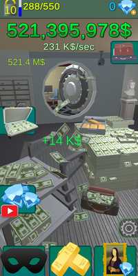 Emulate Android APK Hey, its a Heist! - Heist Clicker
