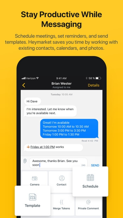 Emulate iPhone app Heymarket Texting for Teams using MyAndroid Emulate iPhone app Heymarket Texting for Teams using MyAndroid