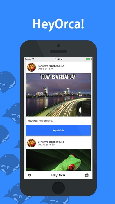 Emulate iPhone app HeyOrca using MyAndroid
