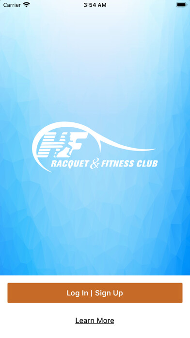 Emulate iPhone app H-F Racquet & Fitness Club using MyAndroid