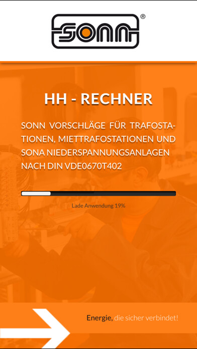 Emulate iPhone app HH Rechner using MyAndroid