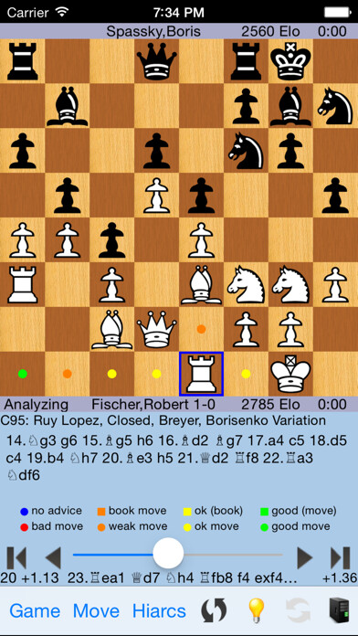 Emulate iPhone app HIARCS Chess using MyAndroid