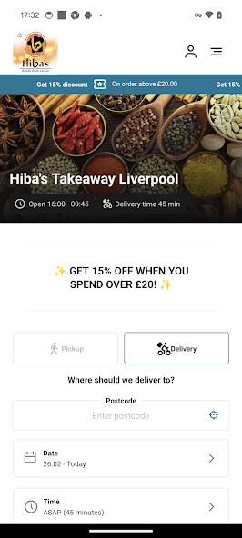 Run android online APK Hiba’s Takeaway Liverpool from MyAndroid or emulate Hiba’s Takeaway Liverpool using MyAndroid