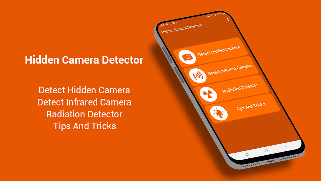 Run android online APK Hidden Camera Detector 2021 from MyAndroid or emulate Hidden Camera Detector 2021 using MyAndroid