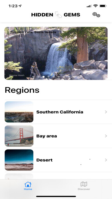 Emulate iPhone app Hidden Gems CA using MyAndroid Emulate iPhone app Hidden Gems CA using MyAndroid