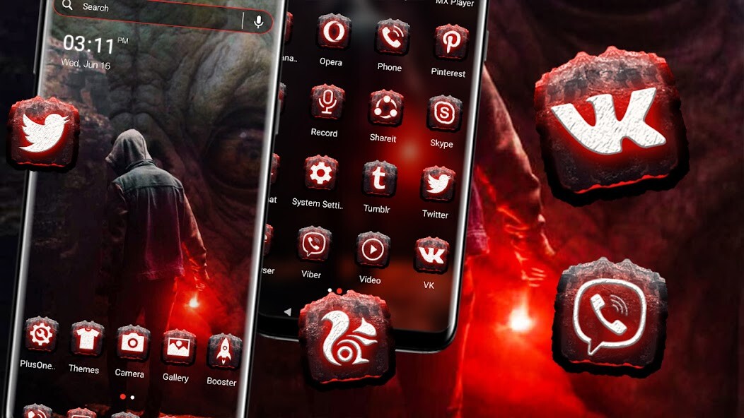 Run android online APK Hidden Monster Theme Launcher from MyAndroid or emulate Hidden Monster Theme Launcher using MyAndroid