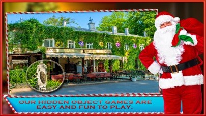 Emulate iPhone app Hidden Object Games Finding Santa using MyAndroid
