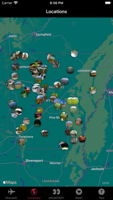 Emulate iPhone app Hidden Secrets of Arkansas using MyAndroid Emulate iPhone app Hidden Secrets of Arkansas using MyAndroid