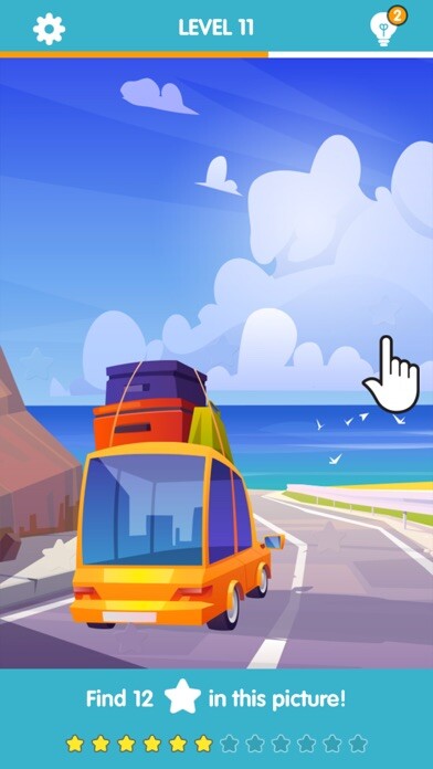 Emulate iPhone app Hidden Stars Puzzle using MyAndroid Emulate iPhone app Hidden Stars Puzzle using MyAndroid