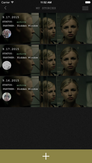 Emulate iPhone app Hidden Window using MyAndroid