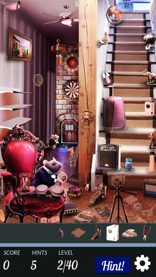 Emulate iPhone app Hidden Worlds Adventure using MyAndroid