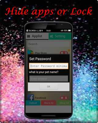 Emulate Android APK Hide apps or lock