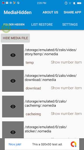 Emulate Android APK Hide Media Emulate Android APK Hide Media