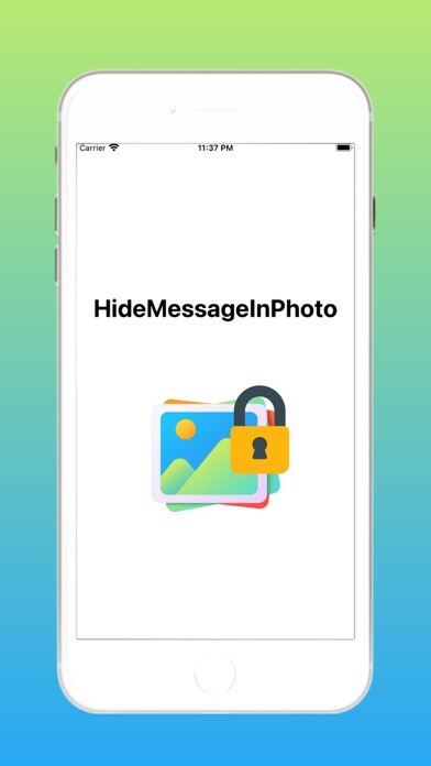 Emulate iPhone app Hide Message In Photo using MyAndroid Emulate iPhone app Hide Message In Photo using MyAndroid