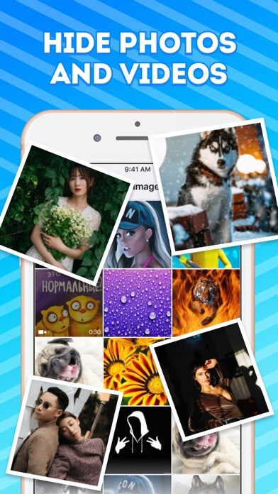 Emulate iPhone app Hide Photos - Private Vault using MyAndroid