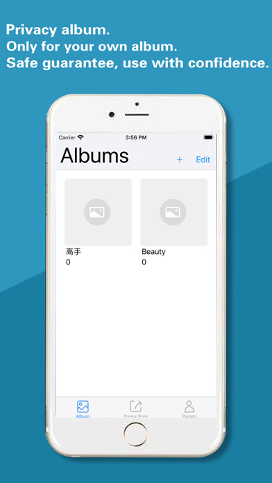 Emulate iPhone app Hide Photos Videos - Pic Safe using MyAndroid