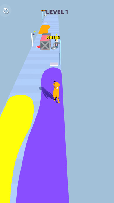 Emulate iPhone app Hide With Colors using MyAndroid