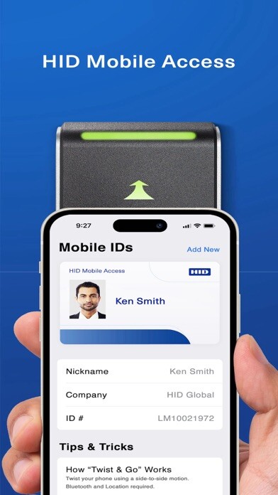 Emulate iPhone app HID Mobile Access using MyAndroid