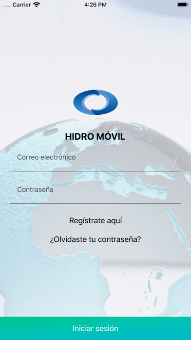 Emulate iPhone app Hidromóvil using MyAndroid