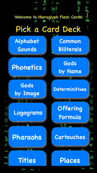 Emulate iPhone app Hieroglyph FlashCards using MyAndroid Emulate iPhone app Hieroglyph FlashCards using MyAndroid