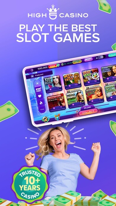Emulate iPhone app High 5 Casino Vegas Slots using MyAndroid