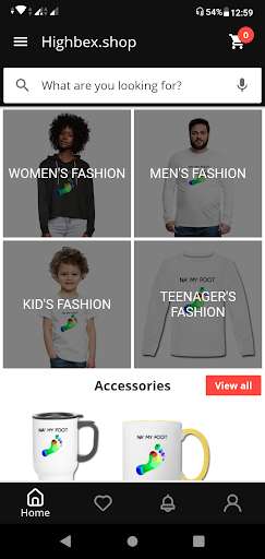 Run android online APK HighbexShop from MyAndroid or emulate HighbexShop using MyAndroid