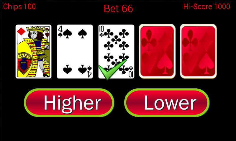 Run android online APK Higher or Lower? - Card Game! from MyAndroid or emulate Higher or Lower? - Card Game! using MyAndroid Run android online APK Higher or Lower? - Card Game! from MyAndroid or emulate Higher or Lower? - Card Game! using MyAndroid