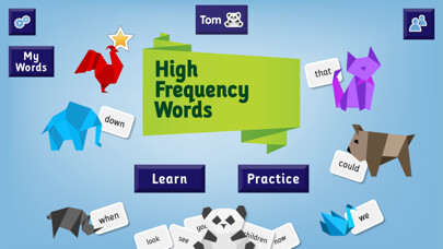 Emulate iPhone app High Frequency Words using MyAndroid Emulate iPhone app High Frequency Words using MyAndroid