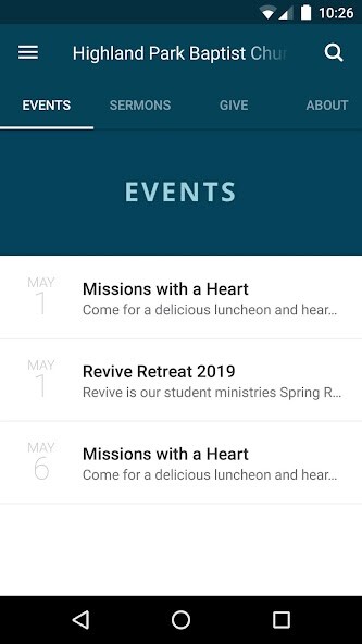 Run android online APK Highland Park Baptist Church from MyAndroid or emulate Highland Park Baptist Church using MyAndroid