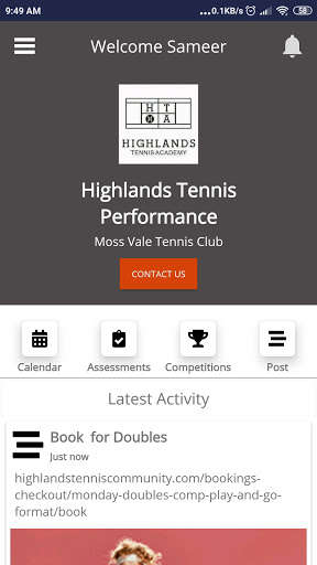 Run android online APK Highlands Tennis Performance from MyAndroid or emulate Highlands Tennis Performance using MyAndroid