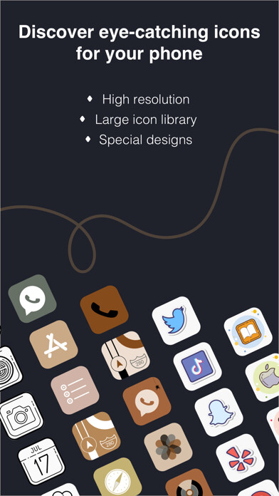 Emulate iPhone app Highlight Cover Maker Asthetic using MyAndroid